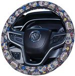Mayco Bell Women's Cute New Flower Steering Wheel Cover (Sugar Skull Day of The Dead)