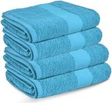 FAIRWAYUK Towels - Premium Hand Towels 4 Pack (50x80cm, 100% Egyptian Cotton, 700 GSM, Ultra Soft and Highly Absorbent Extra Large Hand Towels, Hotel & Spa