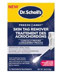 Dr. Scholl's Freeze Away Skin Tag Remover - At Home Skin tag Removal kit. Clinically Proven Skin Tag Removal in as Little as 1 Treatment. 1 Skin tag Removal kit, 12 Treatments