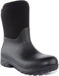 BOGS Mens Sauvie Basin Boot, Black, Size 10