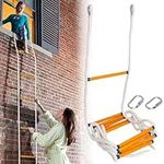 Fire Escape Ladder, 13 FT Emergency Escape Ladders, Portable Climbing Rescue Rope Ladder for 2 Story Home Window Balcony Railing Treehouse