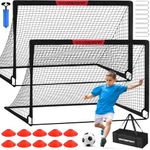 Kids Soccer Goals for Backyard Set 