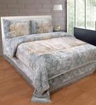 Carnation 4 Piece Wedding Bedding Set | Blanket Set (Pista)