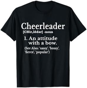 Cheerleader Definition Cheer Flyer Gifts Girls Cheerleaders T-Shirt