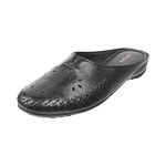 Mochi Womens Leather Black Slip Ons (Size (3 UK (36 EU))