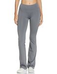 REEBOK Women's Wor Pp Bootcut Pants (Ic3880-L, Pure Grey, L)