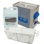 Allendale Ultrasonics 6L Industrial Ultrasonic Cleaner Cavitek Tank Heated Pro Bath with Basket and Carburettor Cleaning Solution