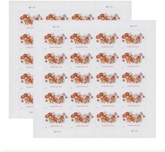 USPS Tulips (2 Sheets of 20) Postage Forever Stamps Beauty Flowers, Garden, Love Wedding Theme 2022 Scott #5681