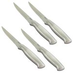 Oster Baldwyn 4 Piece Serrated Steak Knives, Stainless Steel