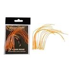 HAWKRIDGE - 12 Pieces of MEDIUM ORANGE Fly Fishing Braided Loops - Tight Weave Fly Line Connections - Size # 6-9 to 30lb