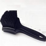 Purezo Premium Black Carpet & Floormat Scrub Brush Suitable for Car Detailing Brush,Upholstery etc.