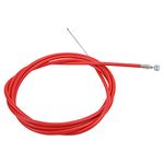 Scooter Brake Cable - Brake Cable 74.8In PVC Stainless Steel 190Cm Rear Brake Line Replacement Accessory Red Replacement for Xiaomi M365 Electric Scooter Rear Brake Line Brake Wire