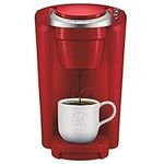 Keurig K-Compact Single Serve K-Cup Pod Coffee Maker, With Slim Removable Reservoir, Energy Efficient, Red