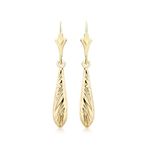 Carissima Gold Women's 9 ct Yellow Gold Drop Earrings