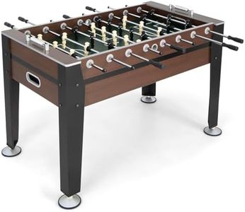 Goplus 54" Foosball Table for Adults, Full Sized Game Tables with 2 Balls, Wood Arcade Soccer Table Game for Kids Indoor Game Room Family Night