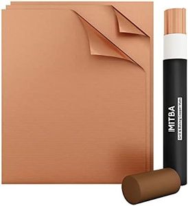 MiTBA Copper Grill Mat Set of 3-XL 100% Non-Stick BBQ Grill Mats, Reusable, and Easy to Clean- Works on Electric Grill Gas Charcoal BBQ and Oven- Will Get You Flawless Meat and a Clean Barbecue.