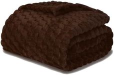 Puncuntex Brown Throw Blanket 60"×8