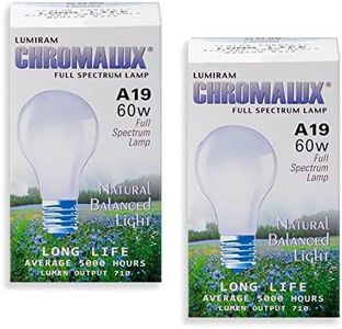 Chromalux Light Bulb Frosted-60W - 1 Bulb (Pack of 2)