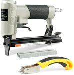 WOODPECKER N7116 Upholstery Stapler 22 Gauge 3/8-Inch Crown Pneumatic Upholstery Staple Gun 71 Series Air Power Fine Wire Stapler Gun