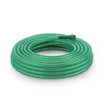 Garbnoire Heavy Duty 3 Layered Braided Water Hose Pipe (Size : 0.5 inch) Garden Pipe Outdoors, Watering Hoses, Floor Clean with Hose Connector and Clamps (Length : 15 Meters (50 Foot))