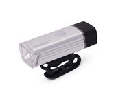 Techzere Machfally QD001 Waterproof Rechargeable USB Charging Cycle Front LED Light Headlight. (Silver)