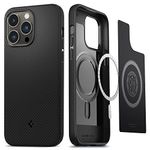 Spigen Mag Armor Magfit Back Cover Case Compatible with iPhone 14 Pro (TPU + Poly Carbonate | Matte Black)