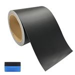 NewL Matte Black Vinyl Wrap Tape 10cm x 900cm Air-Release Adhesive Vinyl Wrap for Cars Anti-Scratch Car Door Sill Protector Car Sill Protectors Strips