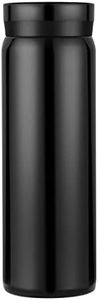 10oz Mini Water Bottle Stainless Steel Thermos Small Flask - Insulated Vacuum, Leak Proof, Keeps Drinks Hot/Cold - Ideal for Coffee, Tea, Water - Black