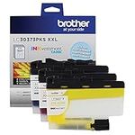 Brother Genuine LC30373PKS Super High-Yield Colour Ink Cartridge 3-Pack