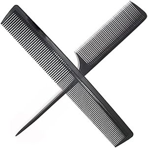 Hair Combs - Fine Teeth Hair Dressing Comb and Teasing Comb for Men and Women