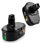 Powilling 2Pack 6.0Ah 18V Lithium Battery Replacement for Dewalt 18V Battery XRP DC9096 DC9098 DC9099 DE9096 DE9095 DW9096 DW9098 DW9095 DC9182 for Dewalt 18V Batteries