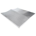 AC PERFORMANCE Reduce Radiant Heat Heatshield Armor 1/2" Thick x 2' Wide x 2' Long Exhaust Pipe Heat Shield Silver (12.7mm Thick x 2 Feet Wide x 2 Feet Length)