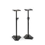 OnStage Stands SMS6600-P Hex-Base Monitor Stand, Black