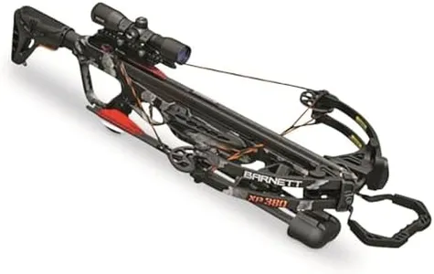 Barnett Expedition 380 Crossbow Package for Hunting, Compact Crossbow with 4x32mm Multi-Reticle Scope, 2 Carbon Arrows