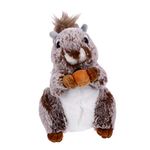 Toyvian Squirrel Plush Toy Girl Baby Plushie Decoration for Home Squirrel Plush Stuffed Animal Toys Small Stuffed Squirrel Plush Doll Toy Cartoon Plush Doll Stuffed Toy