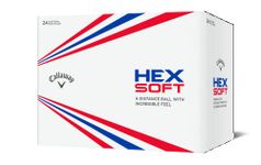 Callaway Golf Hex Soft Golf Balls 2019, White, Two Dozen