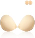 Niidor Sticky Bra Strapless Bra Pus
