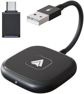 KARLEKLUMI 5GHZ Adaptador Android Auto Inalambrico para Android 11+,Convierte Android Auto Cableado a Inalámbrico,Conexión Automática,Plug and Play,Mantener Control Original