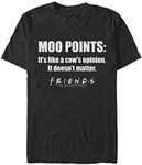 Warner Bros Friends Men's Moo Point T-Shirt, Black, 3X-Large, Black, 3X-Large