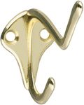 Stanley Hardware DP57-1070 Coat & Hat Hook in Bright Brass