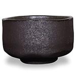 Product of Gifu Japan Japanese Handmade Matcha Tea Bowl Silver, Green Tea Cup Ceremony, Authentic Mino Ware Ceramic, Gin Kessho Ceramic Chawan