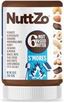 NuttZo S’mores Nut & Seed Butter – 16oz | Creamy Blend with Peanuts, Cashews, Almonds, Graham Crackers, Dark Chocolate & Marshmallows | 5g Sugar, 6g Protein Nut Butter