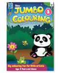 Blossom Jumbo Creative Colouring Book for Kids 3 years to 5 years old | Best Drawing, Coloring, Painting and Art Book for Children with Color Reference Guide | A3 Size Colour Book for Kids | Level 1