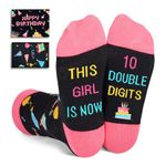 10 Year Old Girl Gift Ideas, Presents for 10 Year Old Tween Girls, Kid Socks Age 10, Ten 10th Year Old Birthday Gifts, Present for 10 Year Olds