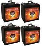 Qty 4 XTR6-235 6V 235AH: 6.48kWh (1.62kWh Each) AGM Solar Battery Bank for Home, RV, or Industrial Qty 4 VMAX Xtreme Series 6V AGM Deep Cycle 235Ah 6 Volt Batteries