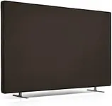 kwmobile Dust Cover for 85" TV - Fabric Case TV Protector for Indoor Flat Screen TVs - Dark Grey