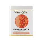 Face Glow- Fuller’s Earth w/ Sandalwood - 12 Individual Sachets of Multani Mitti (10 gm each)- Reusable Brush & Tray Included- Timeless Radiance- Face Mask for Healthy Looking Skin- Chemical Free, Cruelty-Free by Pride of India