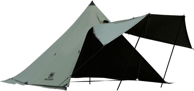 OneTigris Northgaze Canvas Hot Tent with Stove Jack – 4 Season, 2-4 Person, OD Green