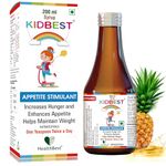 HealthBest Kidbest Appetite Stimulant Syrup for Kids| Enhances Appetite |Maintain healthy Weight | 200ml