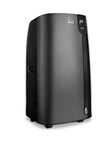 De'Longhi Pinguino PACEX120 Silent | Portable Air Conditioner with Real Feel Technology | 110m³, 11,500 BTU, A Energy Efficiency, Black